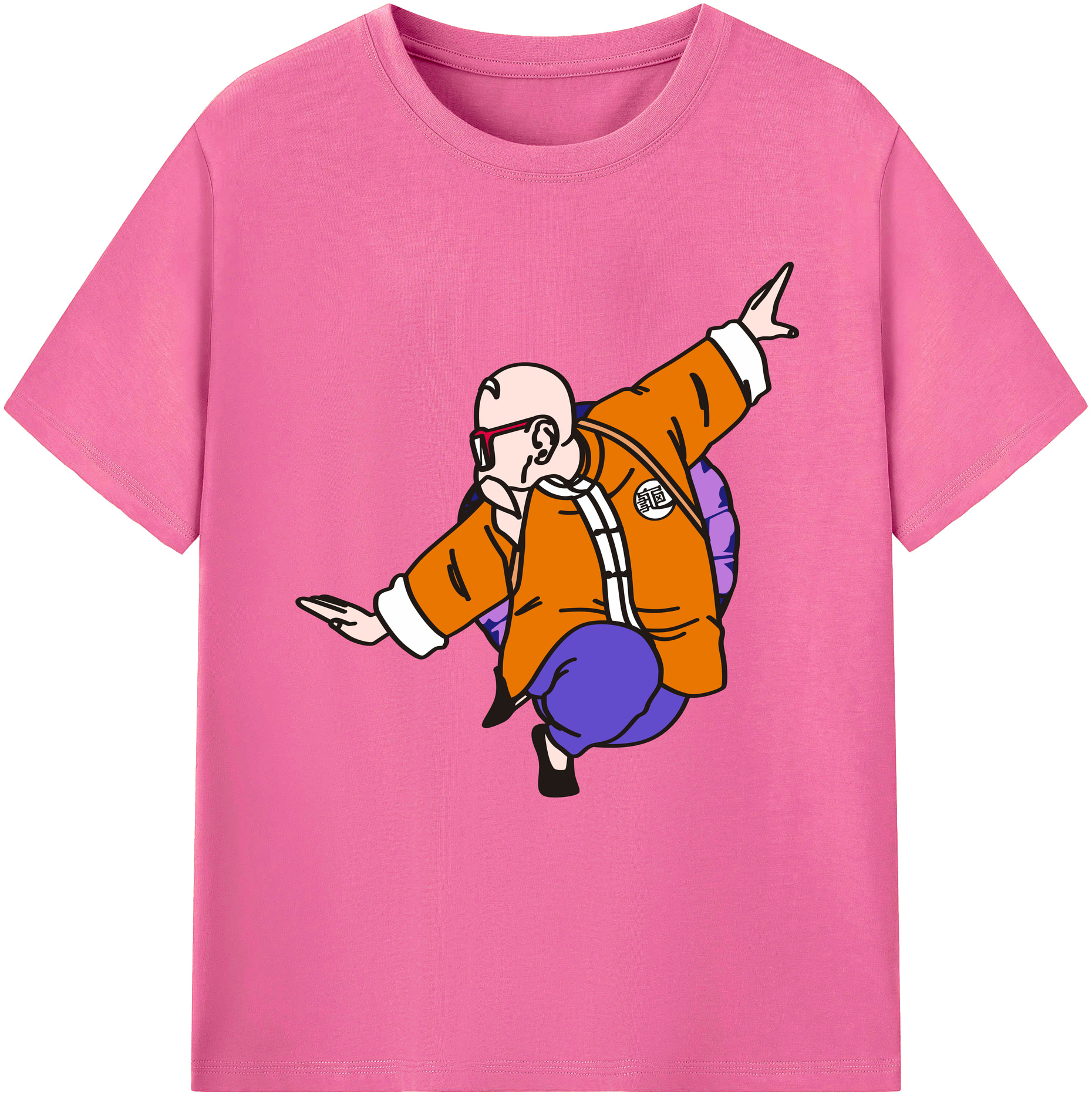 （画像用） ドラゴンボール 亀仙人（かめせんにん） DRAGON BALL Master Roshi Kame Sennin レディースカジュアルプリントTシャツ（綿100％）